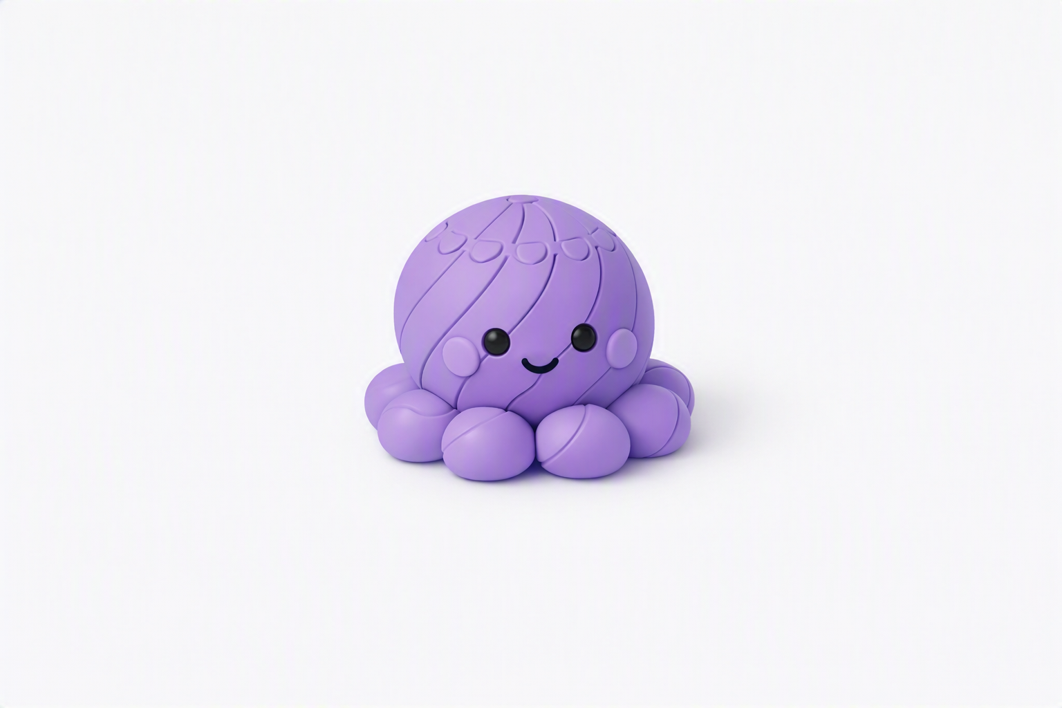 Purple articulated octopus